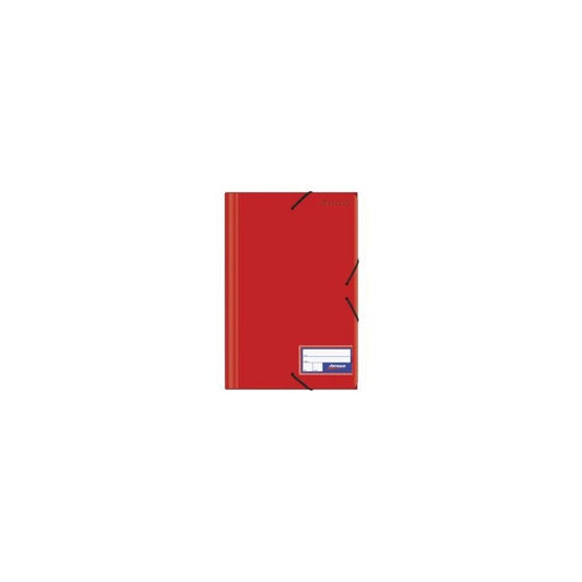 FOLDERS PLASTICO C/ELASTICO ROJO (8.5 X 11)