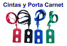 PORTACARNET PLASTICO C/CORDON NEGRO VERTICAL