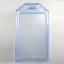 PORTACARNET PLASTICO CLEAR VERTICAL