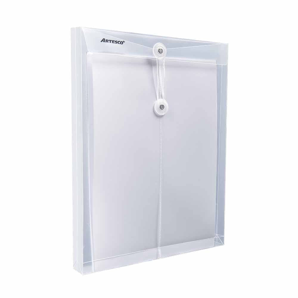 SOBRES PLASTICOS C/CORDON (9.8 X 12) VERT. CLEAR