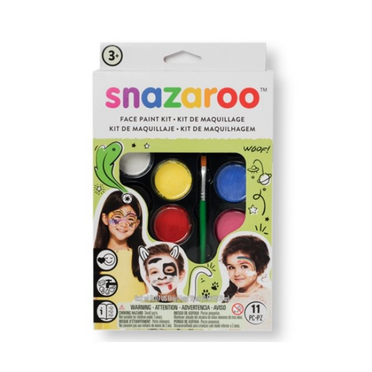 JUEGO DE PINTURA P/CARA SNAZAROO 8 COLORES WILD