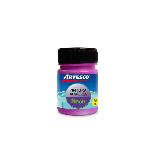PINTURA ACRILICA MATE NEON 30ML MORADO