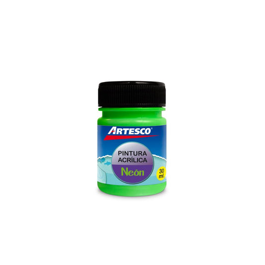 PINTURA ACRILICA MATE NEON 30ML VERDE