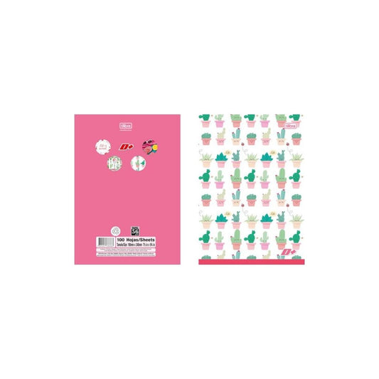 CUADERNO COSIDO 200 PAG. MAIS FEMENINO