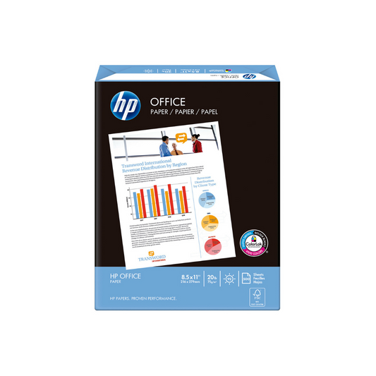 PAPEL BOND 20 (8.5 X 11) HP OFFICE (75g) Carta