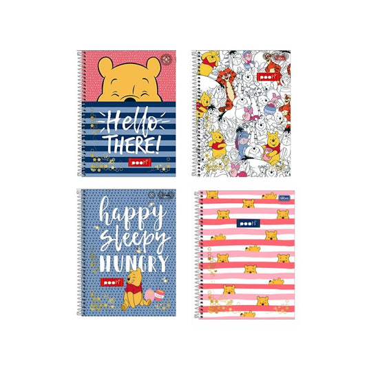 CUADERNOS EN ESPIRAL POOH 96H TAPA DURA