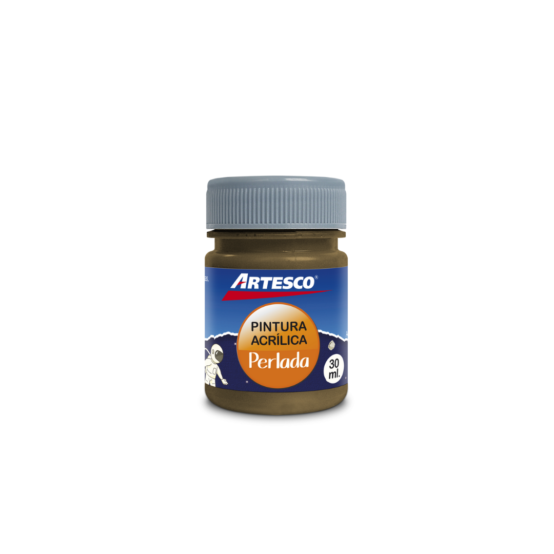 PINTURA ACRILICA PERLADA METALICA 30ML BRONCE