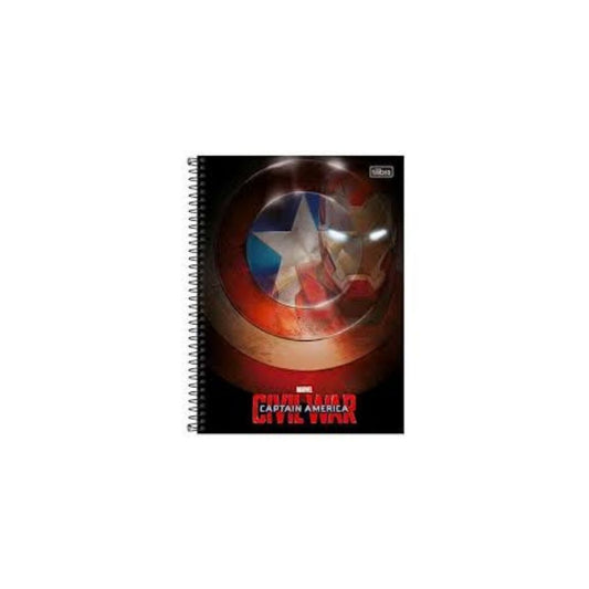 CUADERNOS (8 X 11) 96H TD CAPITAN AMERICA