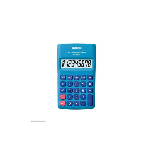 CALCULADORA DE BOLSILLO 8 DIGITOS AZUL