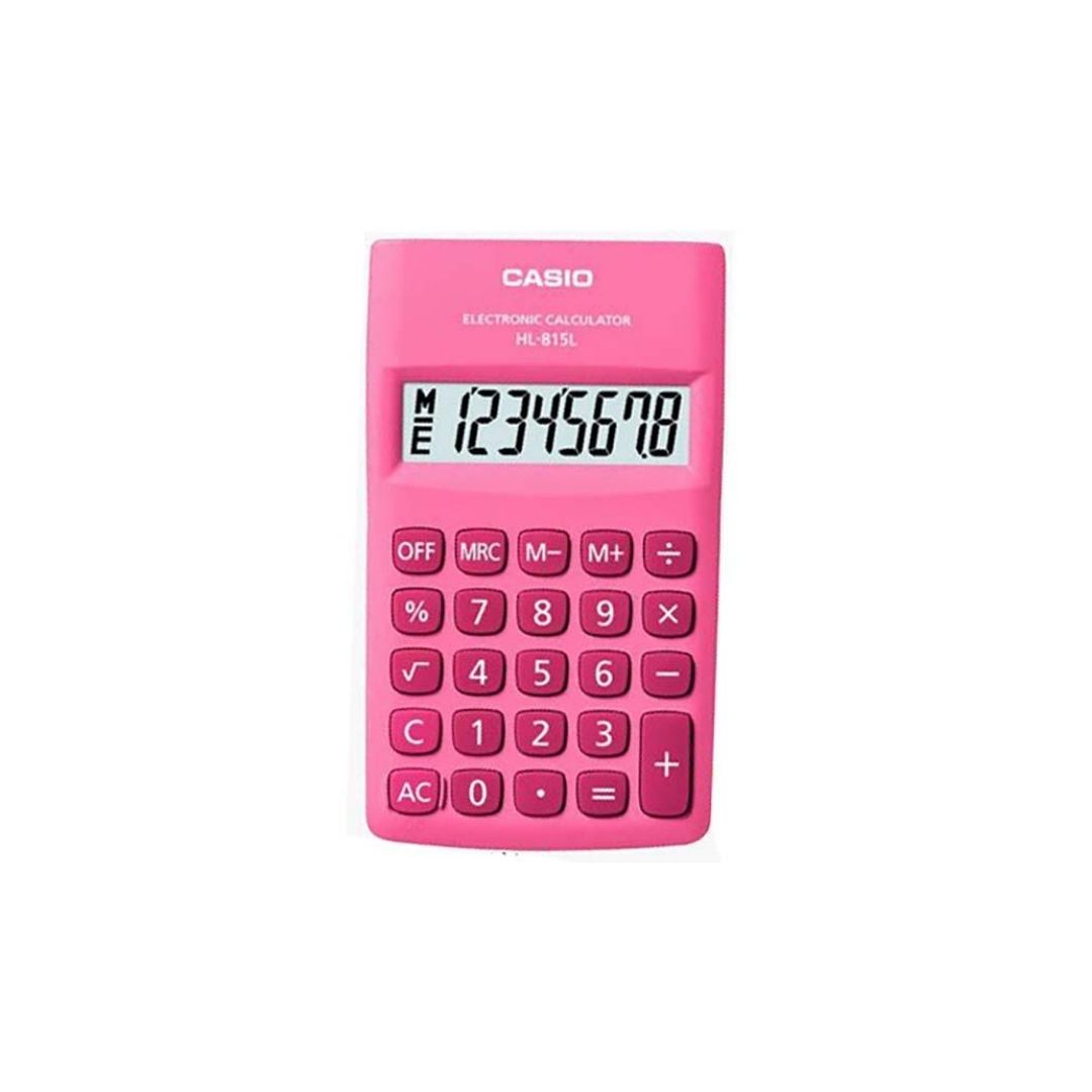 CALCULADORA DE BOLSILLO 8 DIGITOS ROSADO