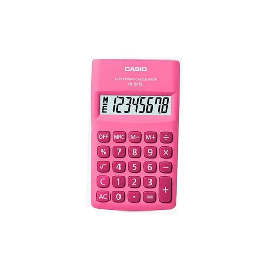 CALCULADORA DE BOLSILLO 8 DIGITOS ROSADO