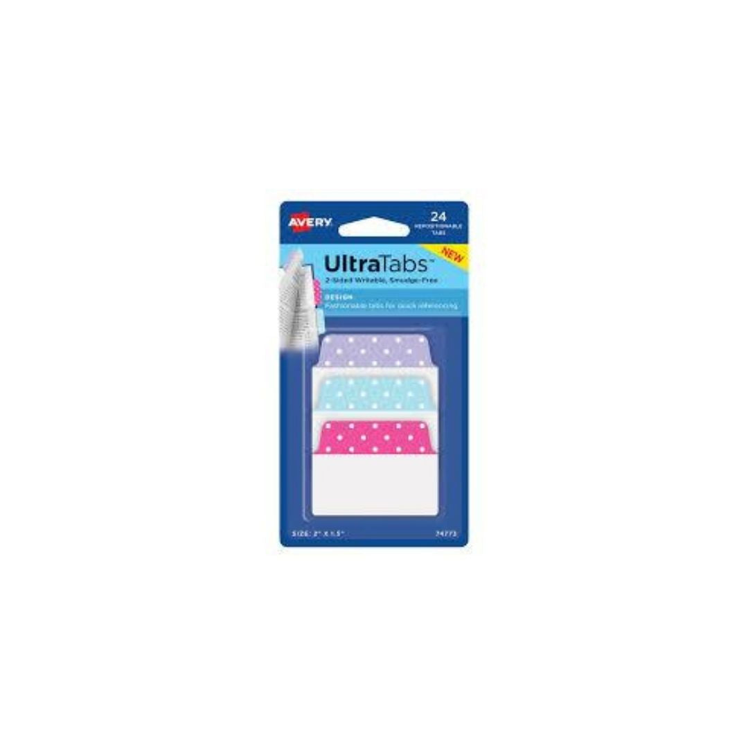 INDEX TABS ADHESIVO (2 X 1.5) C/BOLITAS 24/1