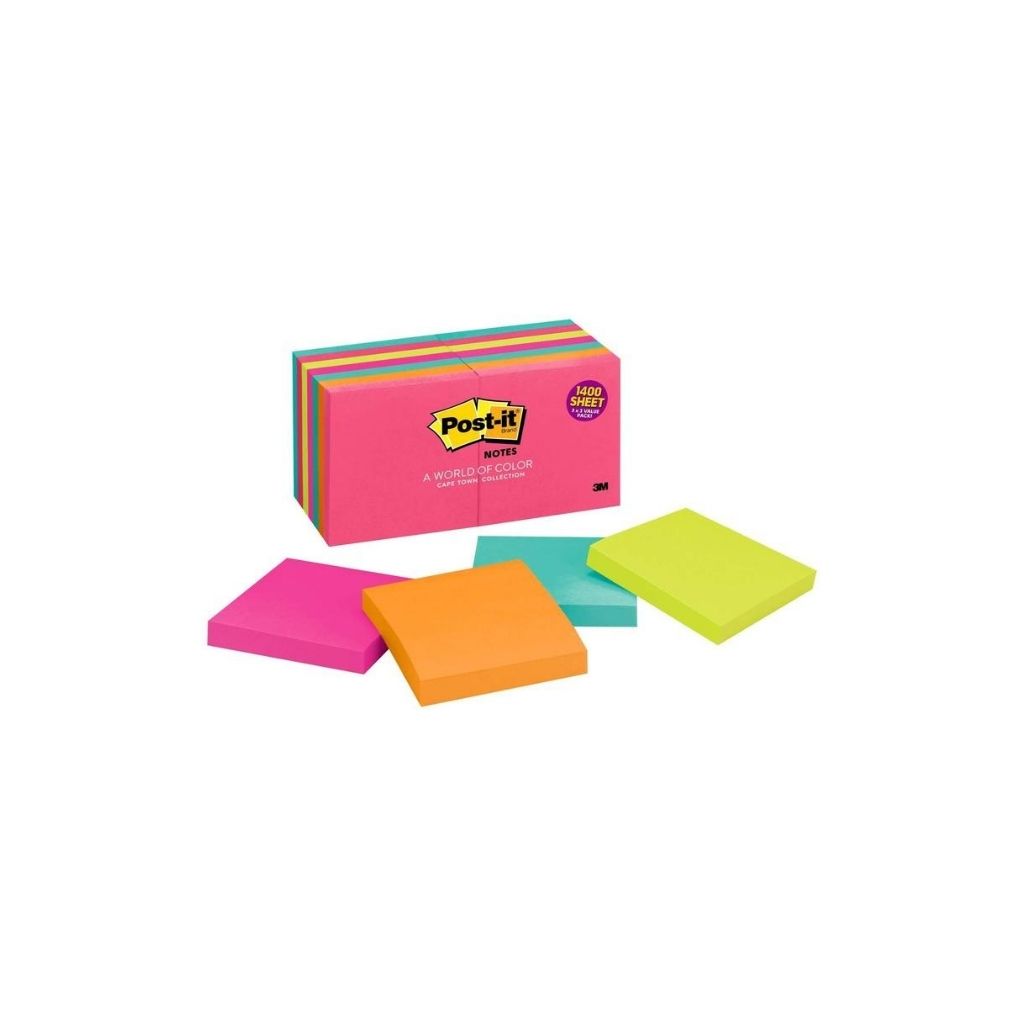 POST-IT (3 X 3) NEON COLORES SURTIDO 14/1