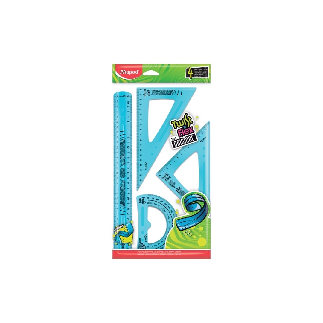 JUEGO GEOMETRICO 30 CM 4/1 TWISTNFLEX BL