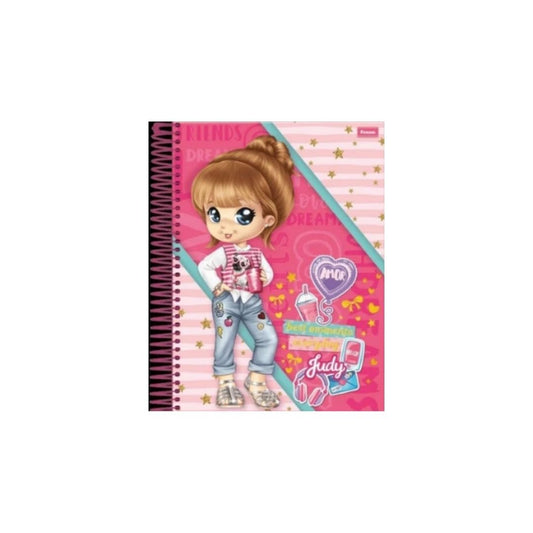 CUADERNO COSIDO 200 PAG. JUDY