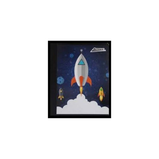 CUADERNO COSIDO 200 PAG. HOLOGRAFICA