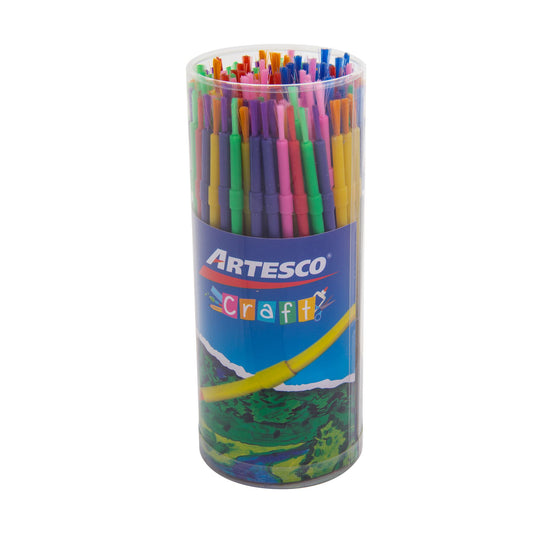 PINCELES NYLON SINTETICO REDONDO 144/1 COLORES SURT.