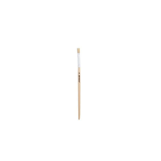 PINCELES CERDA PLANA # 6 M.MADERA PUNTEADA