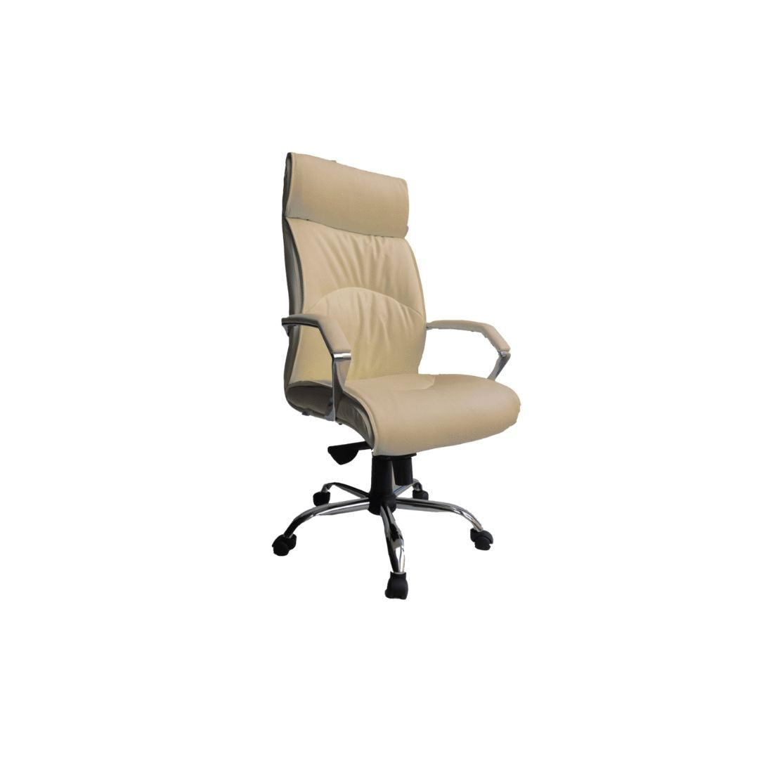 SILLA P/ESCRITORIO GERENCIAL ERGONOMICA CALA BEIGE