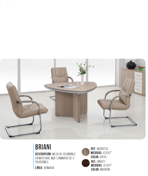 MESA P/REUNION (47X47) P/3 PERSONAS