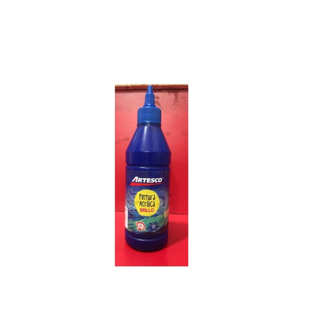 PINTURA ACRILICA BRILLANTE 250ML AZUL OSC.
