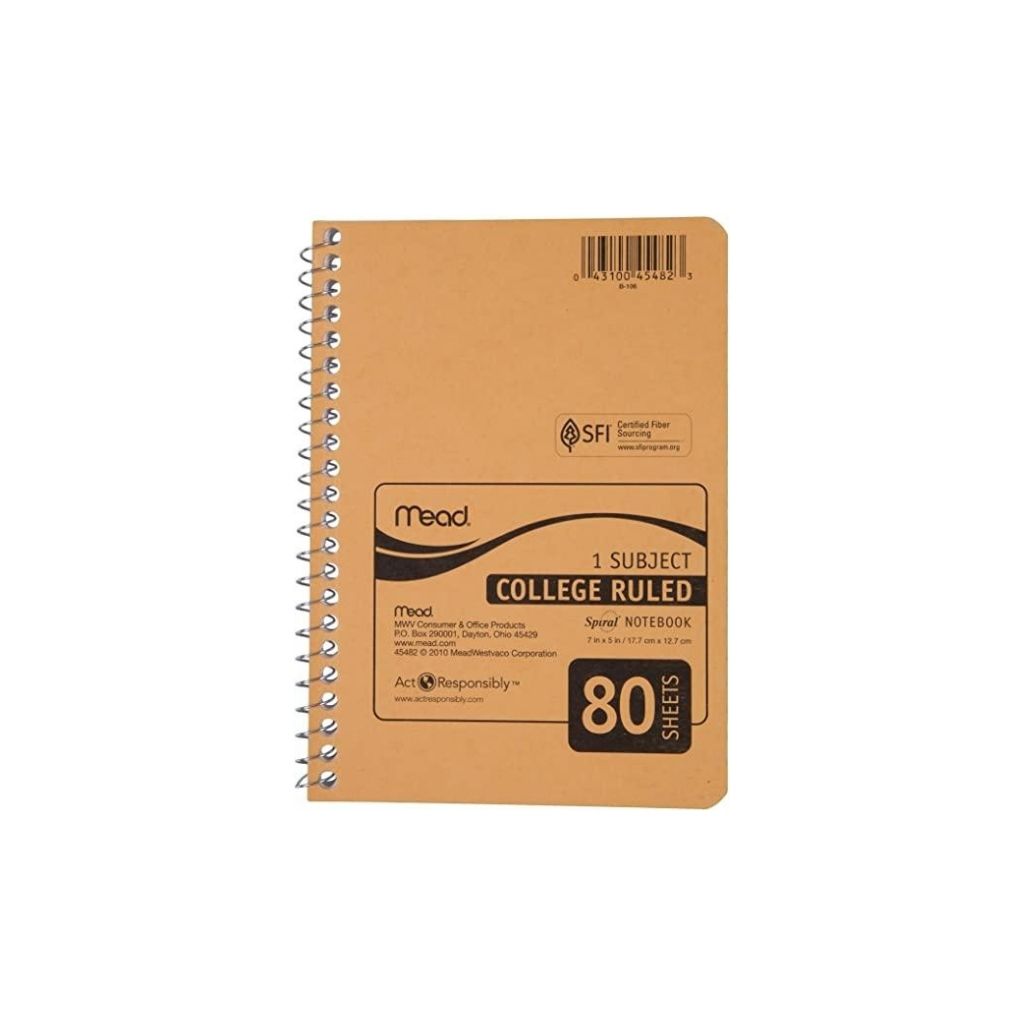 CUADERNO EN ESP. (7 X 5) UNIVERSITARIA 80H