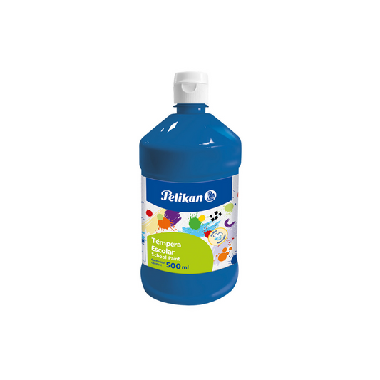 TEMPERA EN BOTELLA  500 ML AZUL CYAN 742/500R.127