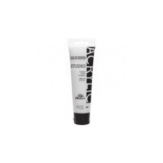 ACRILICA STUDIO ( 100 ML ) BLANCO TITANIUM 104