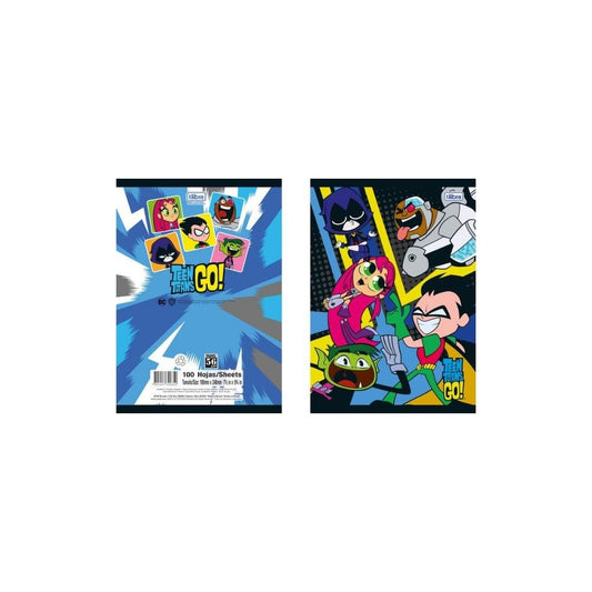 CUADERNO COSIDO 200 PAG. TEEN TITANS GO