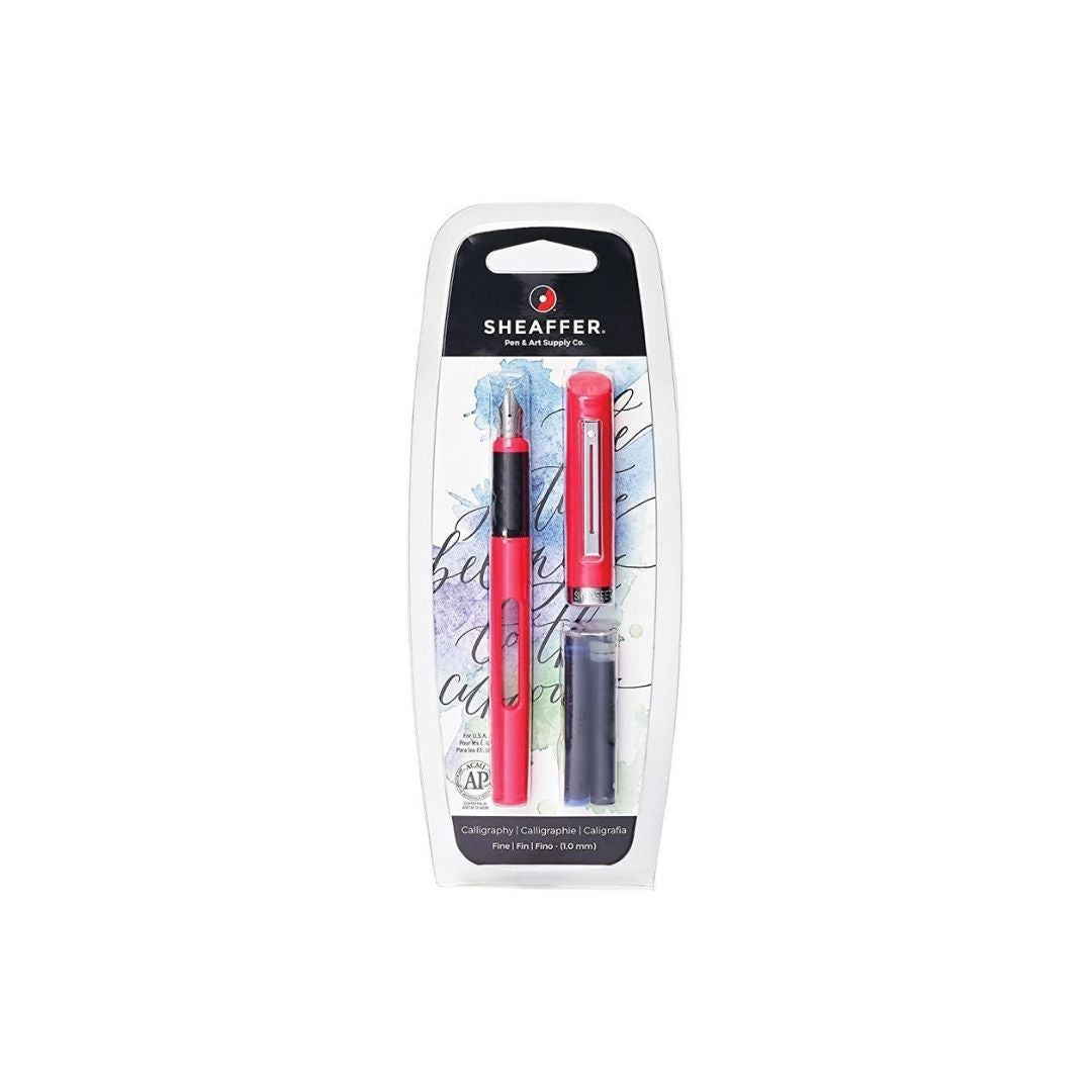 PLUMA FUENTE SHEAFFER CALIGRAFICA PINK C/REFILL BLISTER