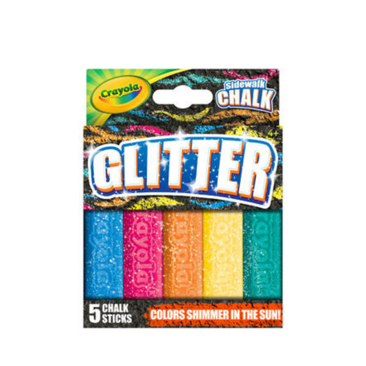 TIZAS CRAYOLA PISO GLITTER 5/1