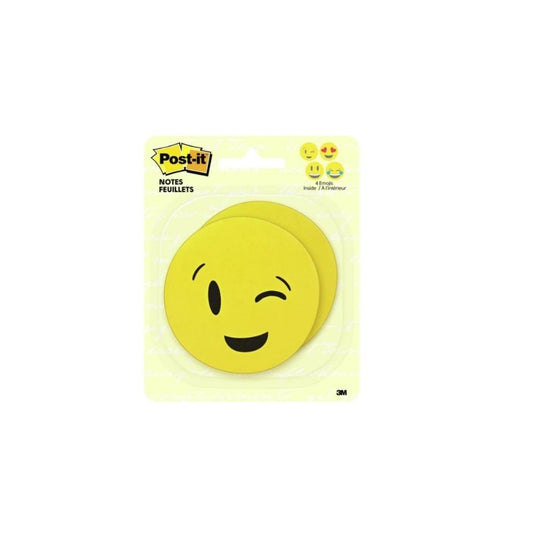 POST IT (2.9 X 2.9)IN EMOJI BLISTER