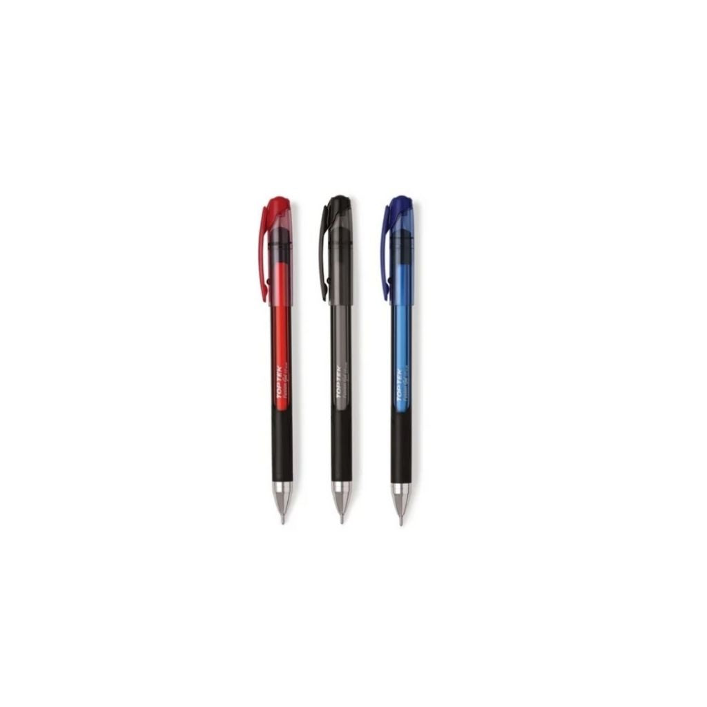 BOLIGRAFOS TOPTEK FUSION GEL 1.0mm AZUL 12/1