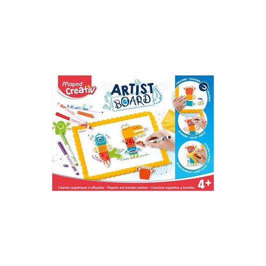 TABLERO ARTISTICO CREACIONES MAGNETICAS Y BORRABLES 4+