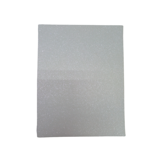 FOAMY ARTESCO GLITTER EVA (8.5 X 11)  BLANCO(017)