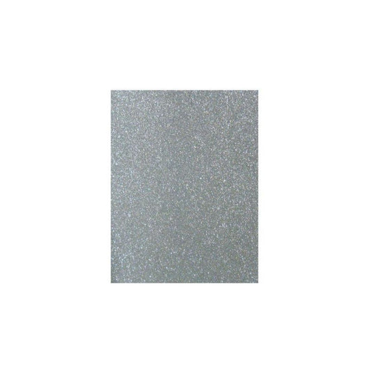 FOAMY ARTESCO GLITTER EVA (8.5 X 11)  PLATA OSCURO