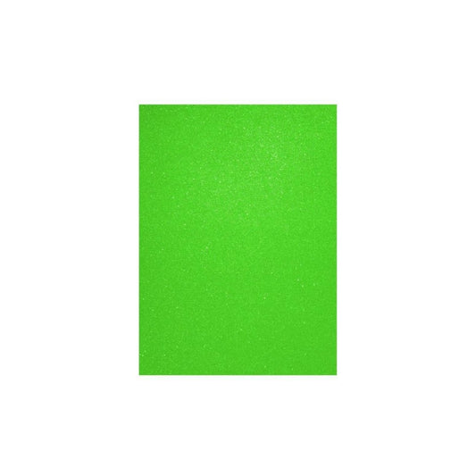 FOAMY ARTESCO GLITTER EVA (8.5 X 11)  VERDE