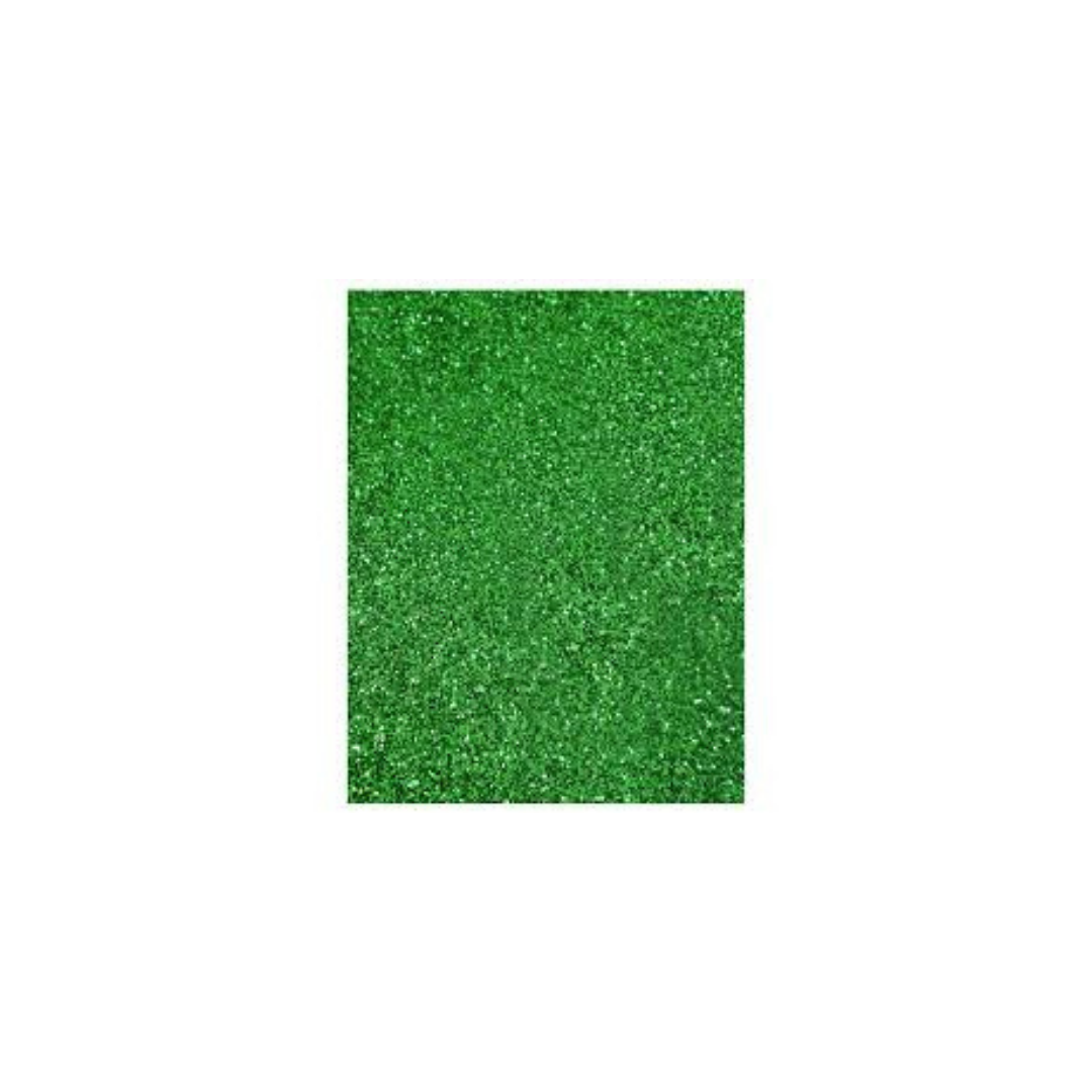 FOAMY ARTESCO GLITTER EVA (8.5 X 11)  VERDE OSC.