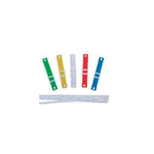 GANCHOS P/FOLDERS PLASTICOS 8cm COLORES Sur. (FASTENER/80mm)