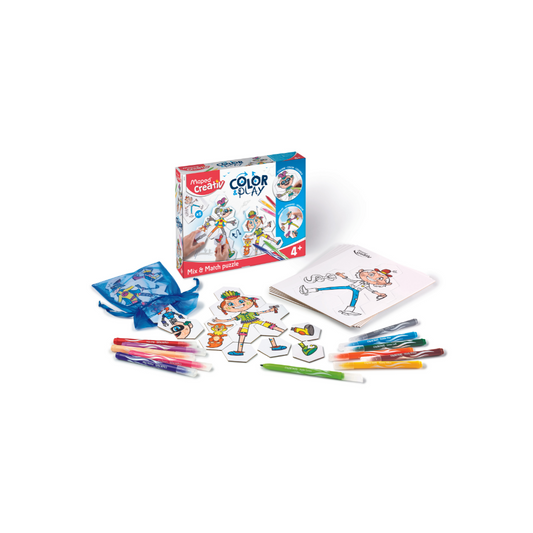 JUEGOS CREATIVOS, COLOR & PLAY MIX-MACTH - PUZZLE MIX&MATCH