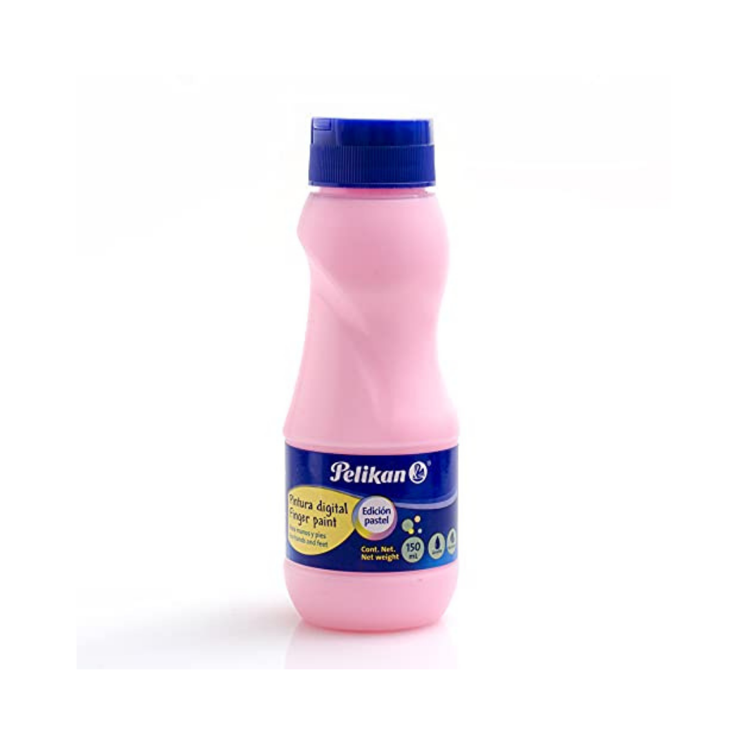 PINTURA P/DEDOS 150 ML PASTEL ROSADO