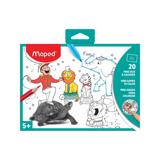 JUEGO P/COLOREAR MINI 20H EN ESTUCHE DE CARTON