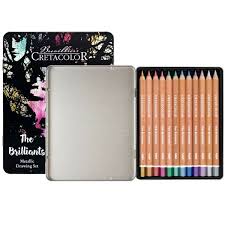 JUEGO DE LAPICES MEGACOLOR THE BRILLANTS 12/1 EST.METAL