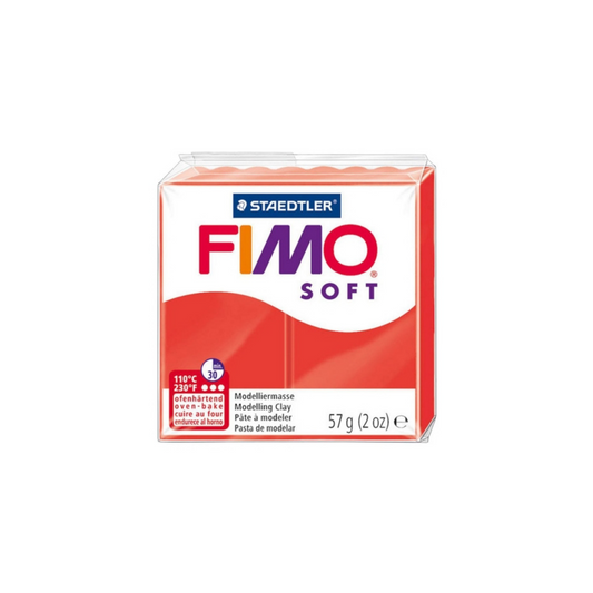 MASILLAS P/HORNO FIMO SOFT ROJO INDIO 57g