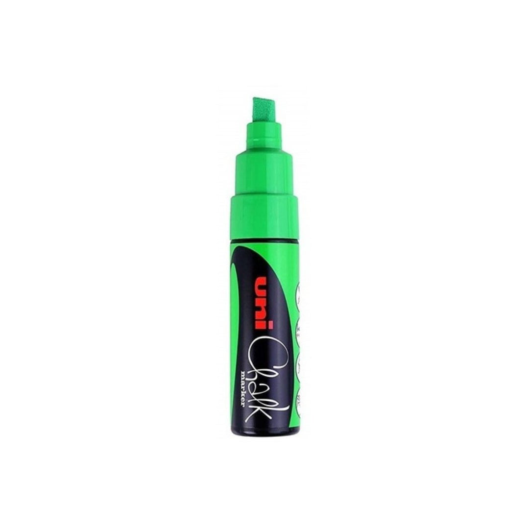 MARCADOR P/PIZARRA BLANCA CHALK (8mm) VERDE FLUO