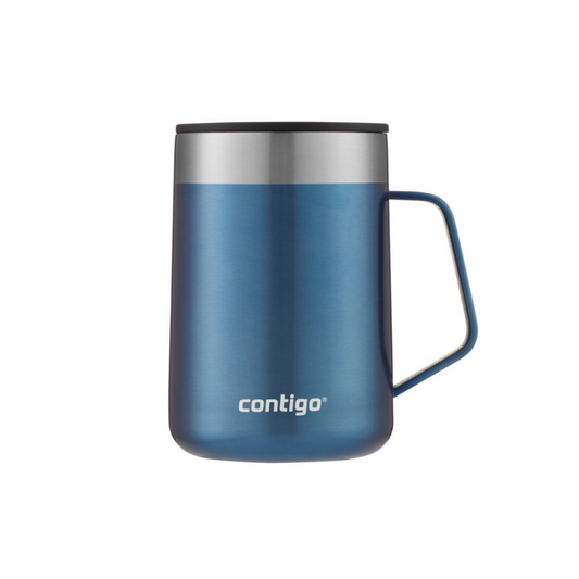 TERMO P/LIQUIDO C/ASA STREETERVILLE MUG 14OZ AZUL CORN