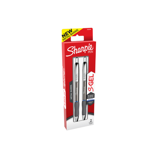 BOLIGRAFOS SHARPIE RT 0.7mm S-GEL 2/1 AZUL INK BL