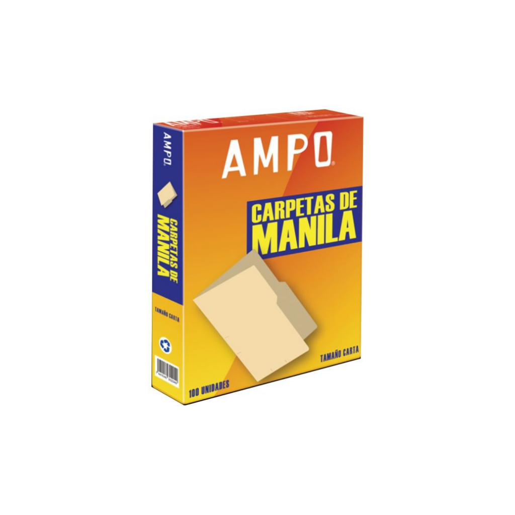 FOLDERS MANILA (8.5 X 14) 100/1 AMPO (Legal)