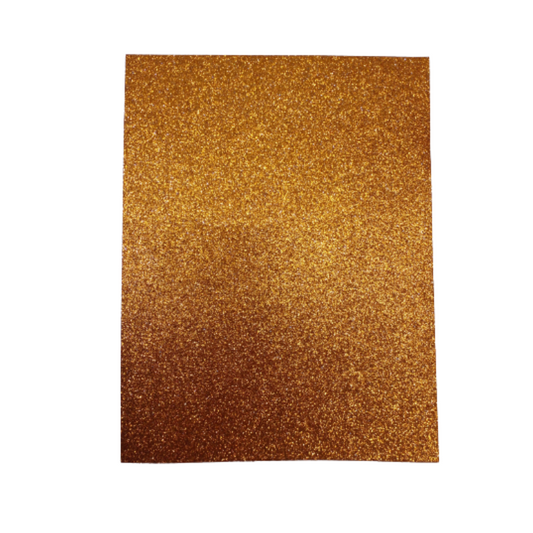 FOAMY ARTESCO GLITTER EVA (8.5 X 11)  BRONCE