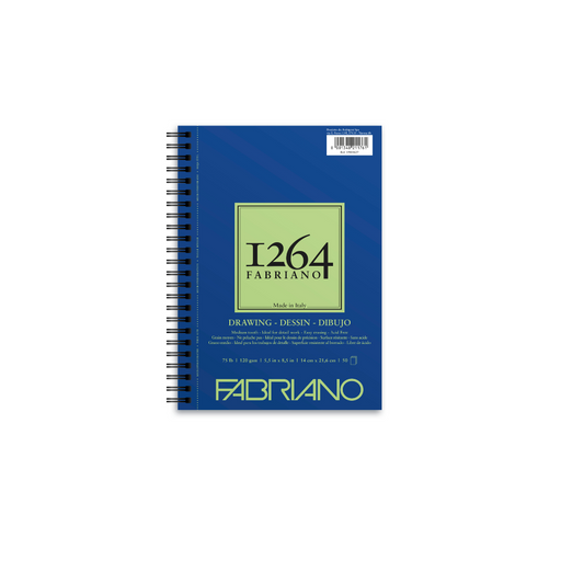 LIBRETAS DE DIBUJO DRAWING 120G (5.5 X 8.5") ESPIRAL 50H